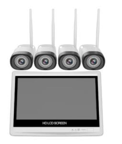 10ch対応NVR＆カメラ4台セット
